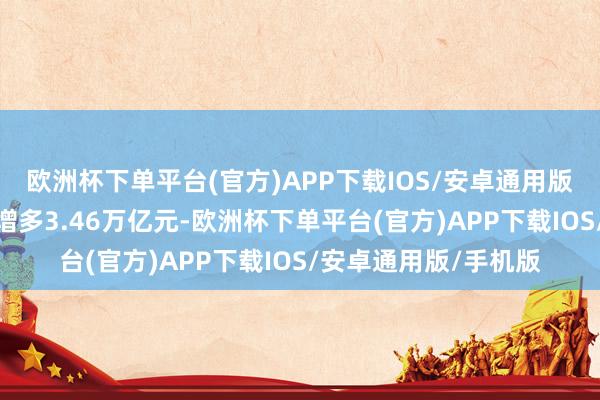 欧洲杯下单平台(官方)APP下载IOS/安卓通用版/手机版中遥远贷款增多3.46万亿元-欧洲杯下单平台(官方)APP下载IOS/安卓通用版/手机版