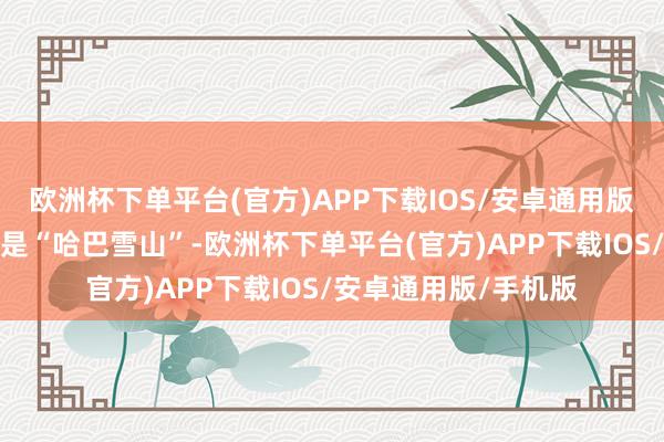 欧洲杯下单平台(官方)APP下载IOS/安卓通用版/手机版当先来到的是“哈巴雪山”-欧洲杯下单平台(官方)APP下载IOS/安卓通用版/手机版