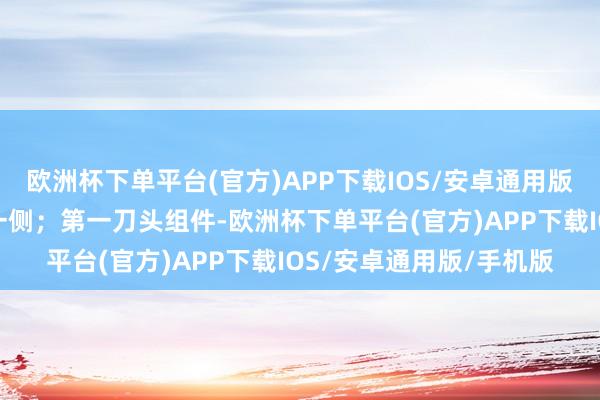 欧洲杯下单平台(官方)APP下载IOS/安卓通用版/手机版联结于手柄的一侧；第一刀头组件-欧洲杯下单平台(官方)APP下载IOS/安卓通用版/手机版